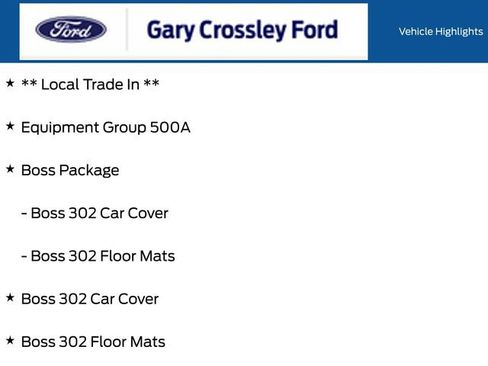 Used 2012 Ford Mustang Boss 302 w/ Boss 302 Accessory Pkg RWD image 6