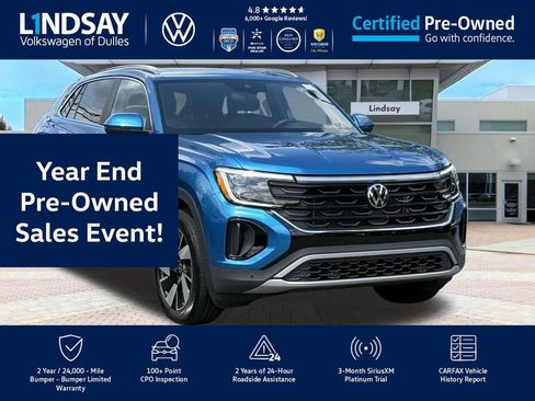Certified 2024 Volkswagen Atlas Cross Sport SEL image 1