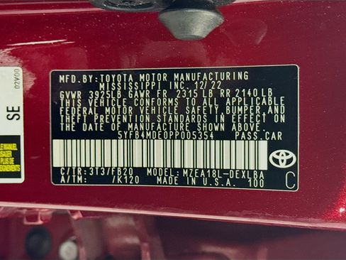 Used 2023 Toyota Corolla LE FWD image 39