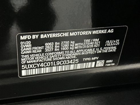 Used 2020 BMW X6 sDrive40i w/ Premium Package image 21
