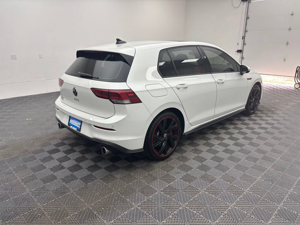 Used 2022 Volkswagen GTI SE w/ Black Wheel Package FWD image 8