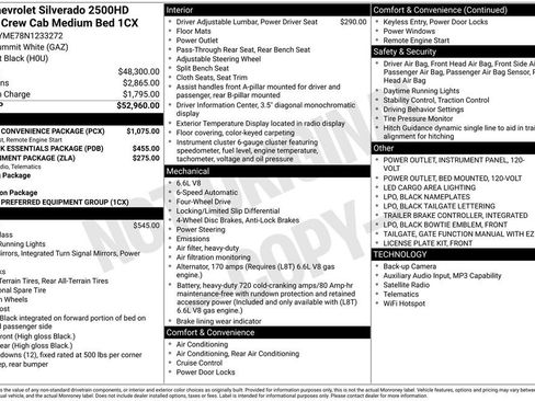 Used 2022 Chevrolet Silverado 2500 Custom w/ Custom Convenience Package AWD/4WD image 5