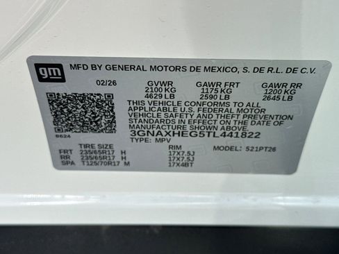 New 2026 Chevrolet Equinox LT w/ Safety and Technology Package FWD image 27