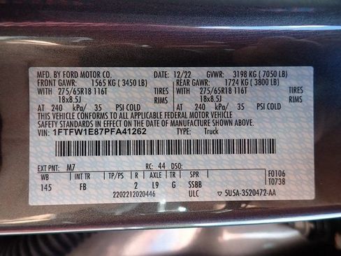 Used 2023 Ford F150 XLT w/ Equipment Group 302A High AWD/4WD image 14