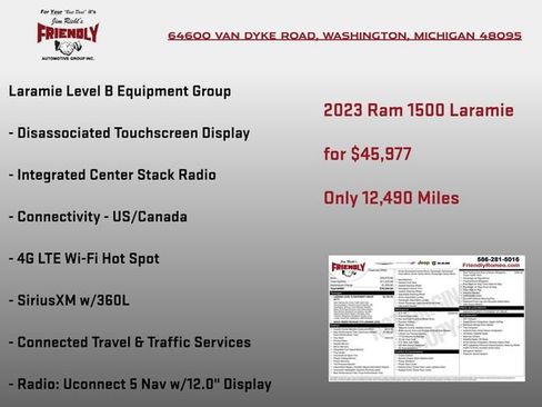 Used 2023 RAM 1500 Laramie AWD/4WD image 6