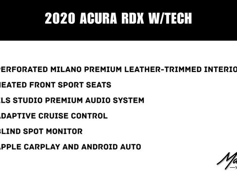 Used 2020 Acura RDX FWD w/ Technology Package image 2