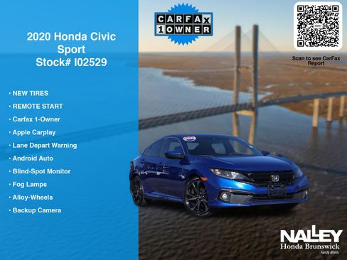 Used 2020 Honda Civic Sport image 7