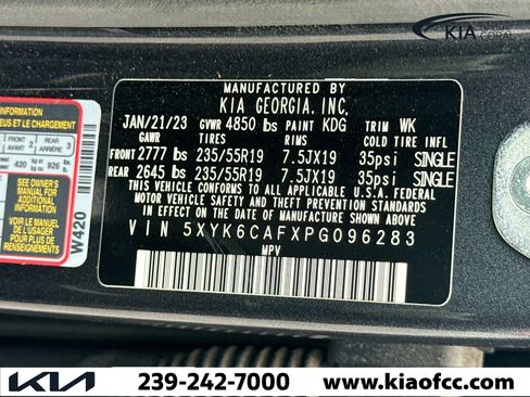 Certified 2023 Kia Sportage X-Line w/ X-Line Premium Package image 44