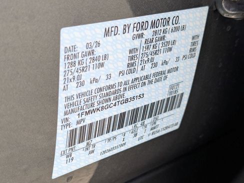 New 2026 Ford Explorer ST w/ Sun And Sound Package AWD/4WD image 58