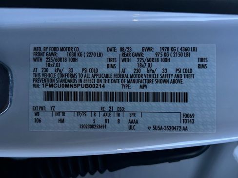 Used 2023 Ford Escape ST-Line w/ Tech Pack #1 image 30