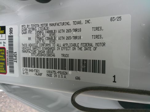 Used 2025 Toyota Tundra SR5 w/ TRD Off-Road Package image 36