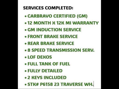 Certified 2023 Chevrolet Traverse LT AWD/4WD image 40
