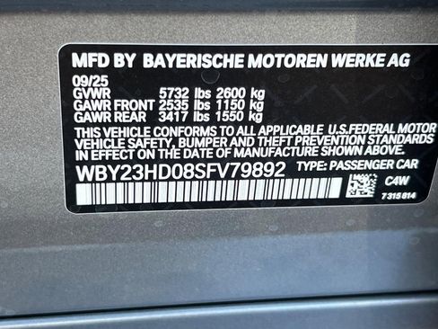 Used 2025 BMW i4 eDrive40 w/ Premium Package RWD image 18