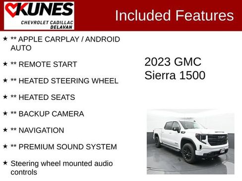 Used 2023 GMC Sierra 1500 Elevation w/ Preferred Package AWD/4WD image 3