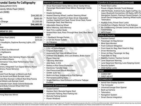 Used 2023 Hyundai Santa Fe Calligraphy image 26