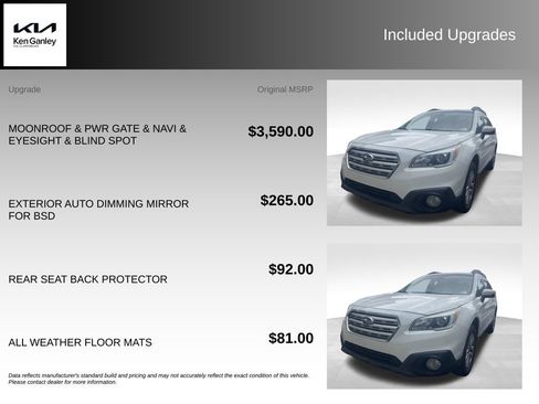 Used 2017 Subaru Outback 2.5i Premium AWD/4WD image 4