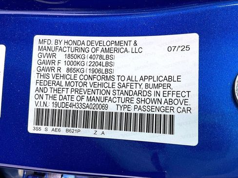 Certified 2025 Acura Integra A-Spec FWD image 33