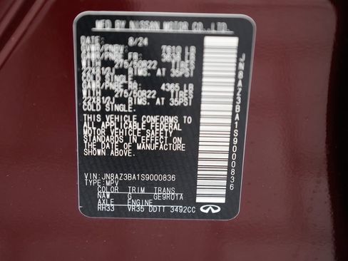 Used 2025 INFINITI QX80 Luxe RWD image 48