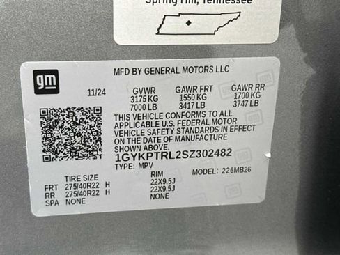 Certified 2025 Cadillac Lyriq Luxury w/ LPO, Floor Liner Package image 29