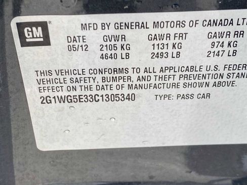 Used 2012 Chevrolet Impala LT w/ LT Sunroof Package image 21