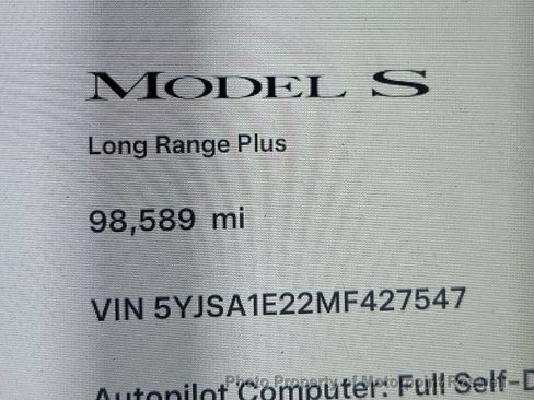 Used 2021 Tesla Model S Long Range Plus AWD/4WD image 2