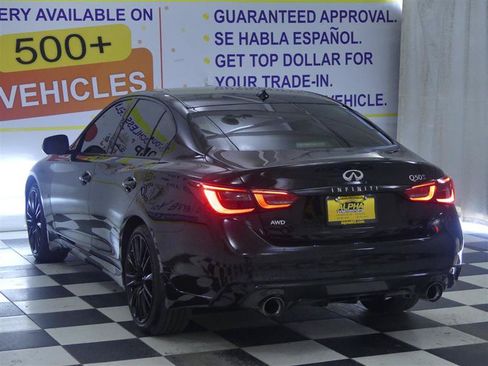Used 2018 INFINITI Q50 Red Sport 400 w/ Sensory Package (Sport) AWD/4WD image 5