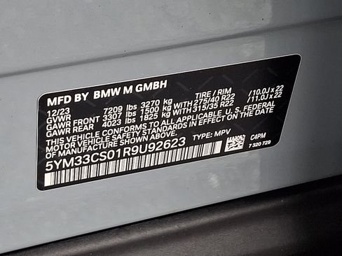 Used 2024 BMW XM Label Red AWD/4WD image 27