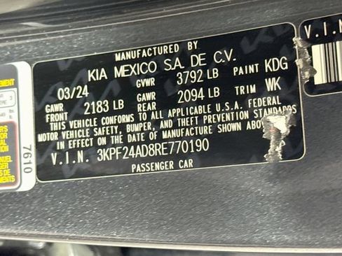 Used 2024 Kia Forte LXS FWD image 29