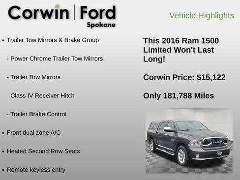 Used 2016 RAM 1500 Limited image 6
