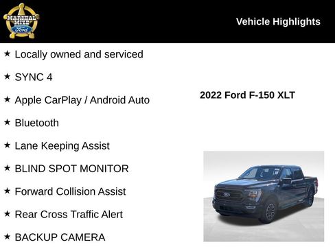 Used 2022 Ford F150 XLT w/ Equipment Group 302A High image 2