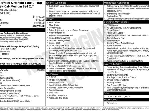 Used 2021 Chevrolet Silverado 1500 LT Trail Boss image 15