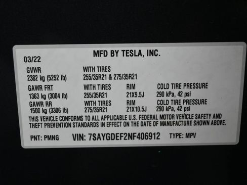 Used 2022 Tesla Model Y Performance AWD/4WD image 8
