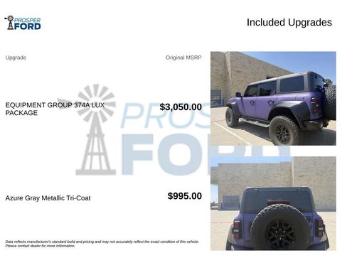Used 2023 Ford Bronco Raptor AWD/4WD image 3