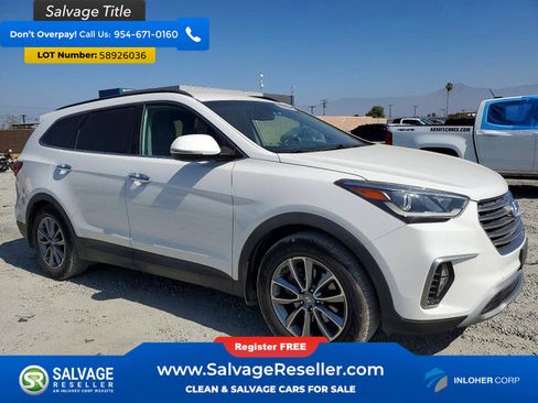Used 2017 Hyundai Santa Fe Limited w/ Cargo Package FWD image 5