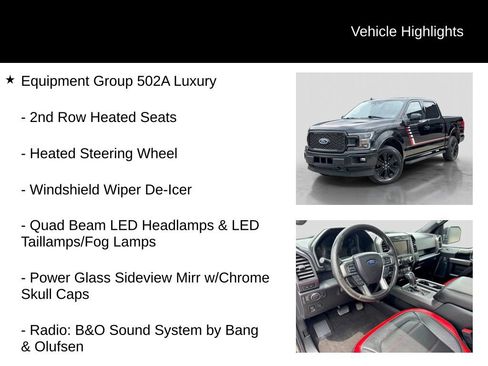 Used 2019 Ford F150 Lariat w/ Equipment Group 502A Luxury AWD/4WD image 11
