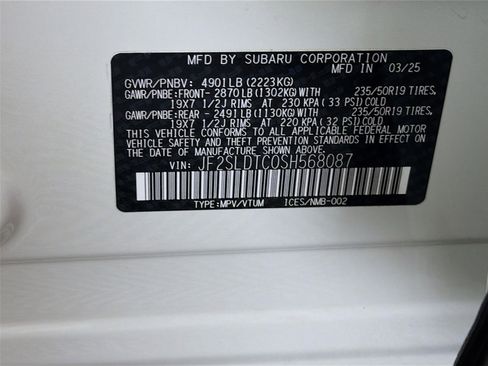 Certified 2025 Subaru Forester Touring AWD/4WD image 34