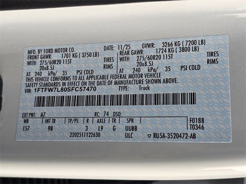 New 2025 Ford F150 Platinum image 36