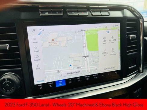 Used 2023 Ford F350 Lariat w/ Black Appearance Package AWD/4WD image 25