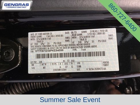 Used 2023 Ford F150 XLT AWD/4WD image 6