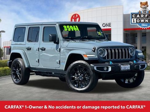 Used 2024 Jeep Wrangler Unlimited Sahara w/ Safety Group AWD/4WD image 2