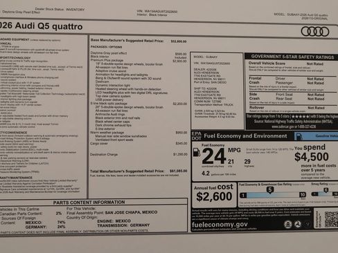 New 2026 Audi Q5 Premium Plus AWD/4WD image 42