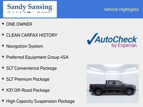 Used 2023 GMC Sierra 1500 SLT w/ SLT Premium Package AWD/4WD image 7