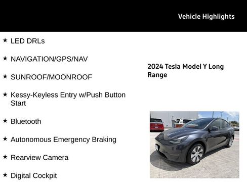 Used 2024 Tesla Model Y Long Range AWD/4WD image 24