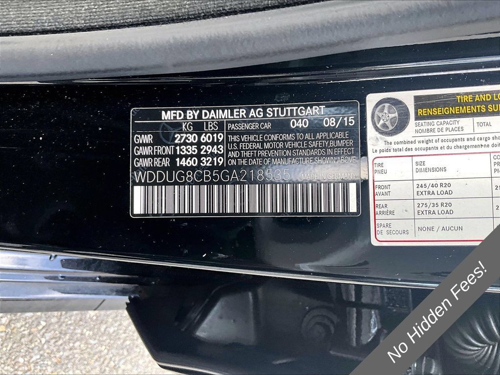 Used 2016 Mercedes-Benz S 550 Sedan w/ Sport Package image 24