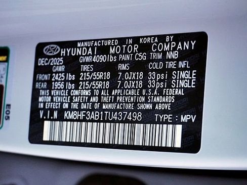 Certified 2026 Hyundai Kona SEL Sport FWD image 33