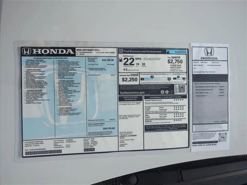 New 2026 Honda Odyssey EX-L image 21