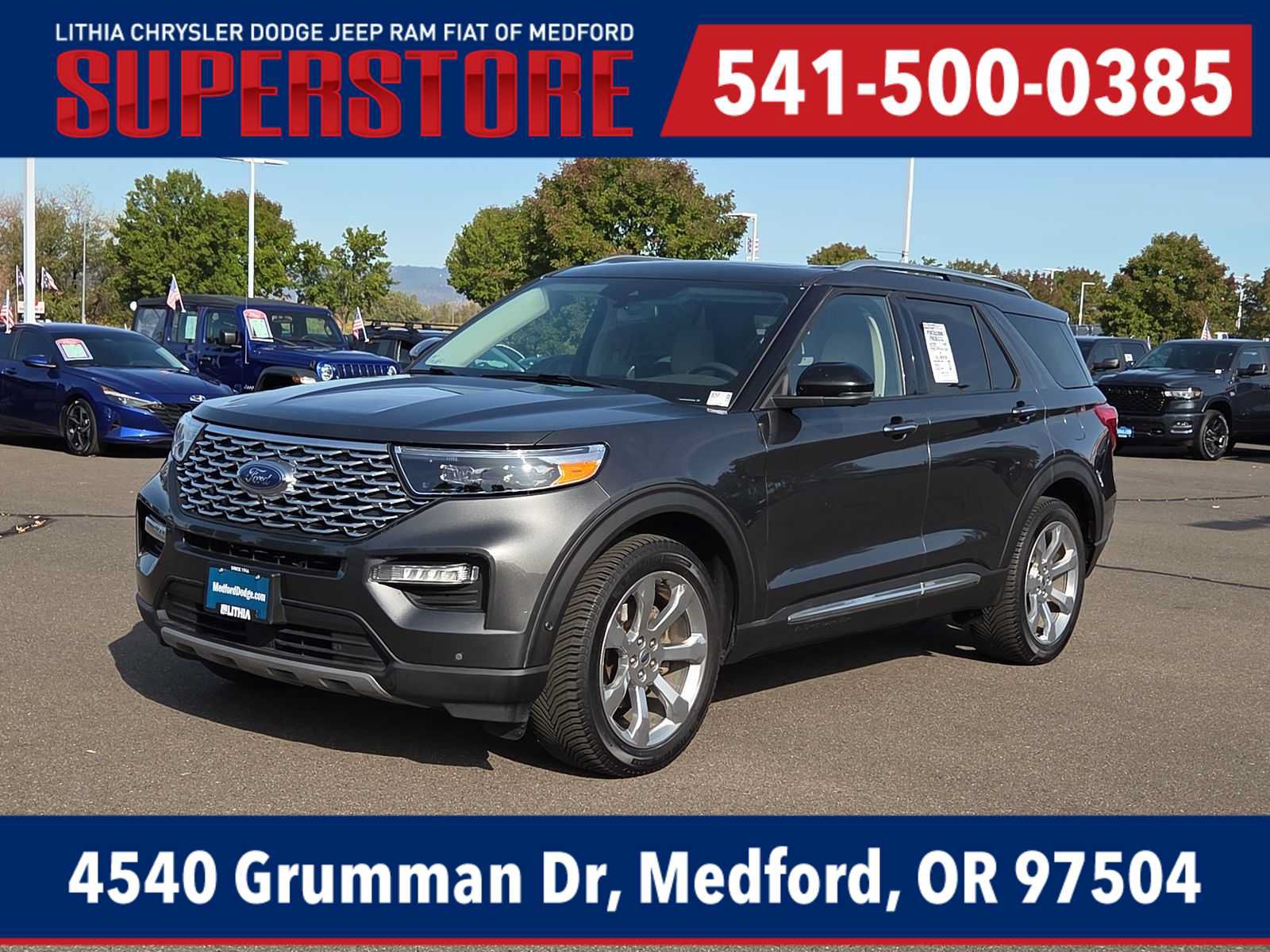 Used 2020 Ford Explorer Platinum w/ Premium Technology Package AWD/4WD image 1