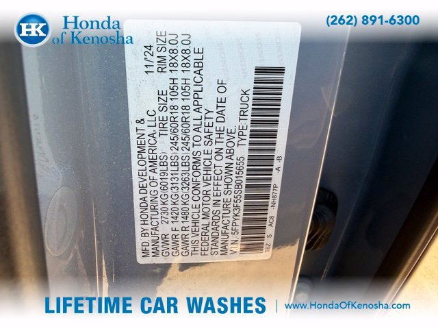 Used 2025 Honda Ridgeline RTL image 5