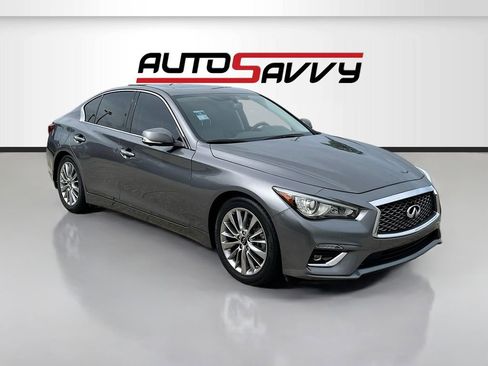Used 2022 INFINITI Q50 Luxe w/ Cargo Package RWD image 1