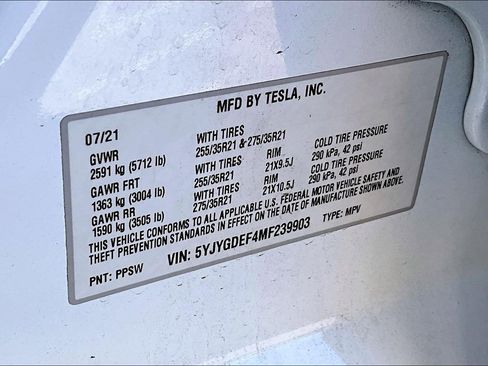 Used 2021 Tesla Model Y Performance image 32